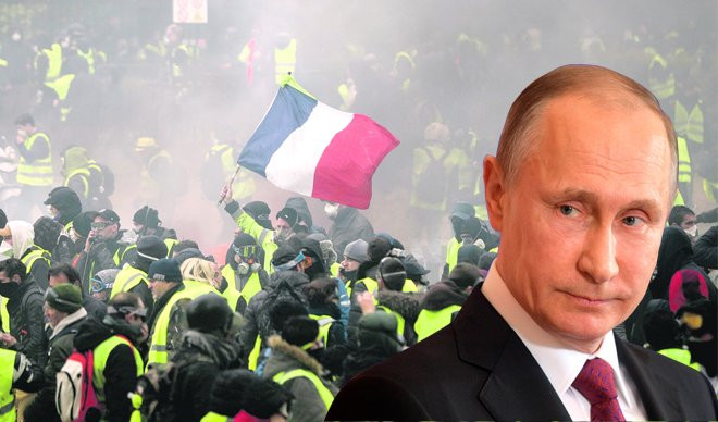 VLADIMIR PUTIN OPET NA METI ZAPADA: Šefa Kremlja okrivili za nerede u Francuskoj?!