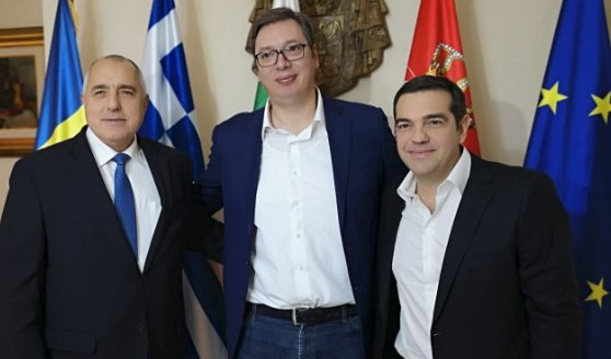 (FOTO) I PRIJATELJI I SARADNICI: Vučić priredio večeru za Borisova i Ciprasa uoči sastanka kvadrilaterale!
