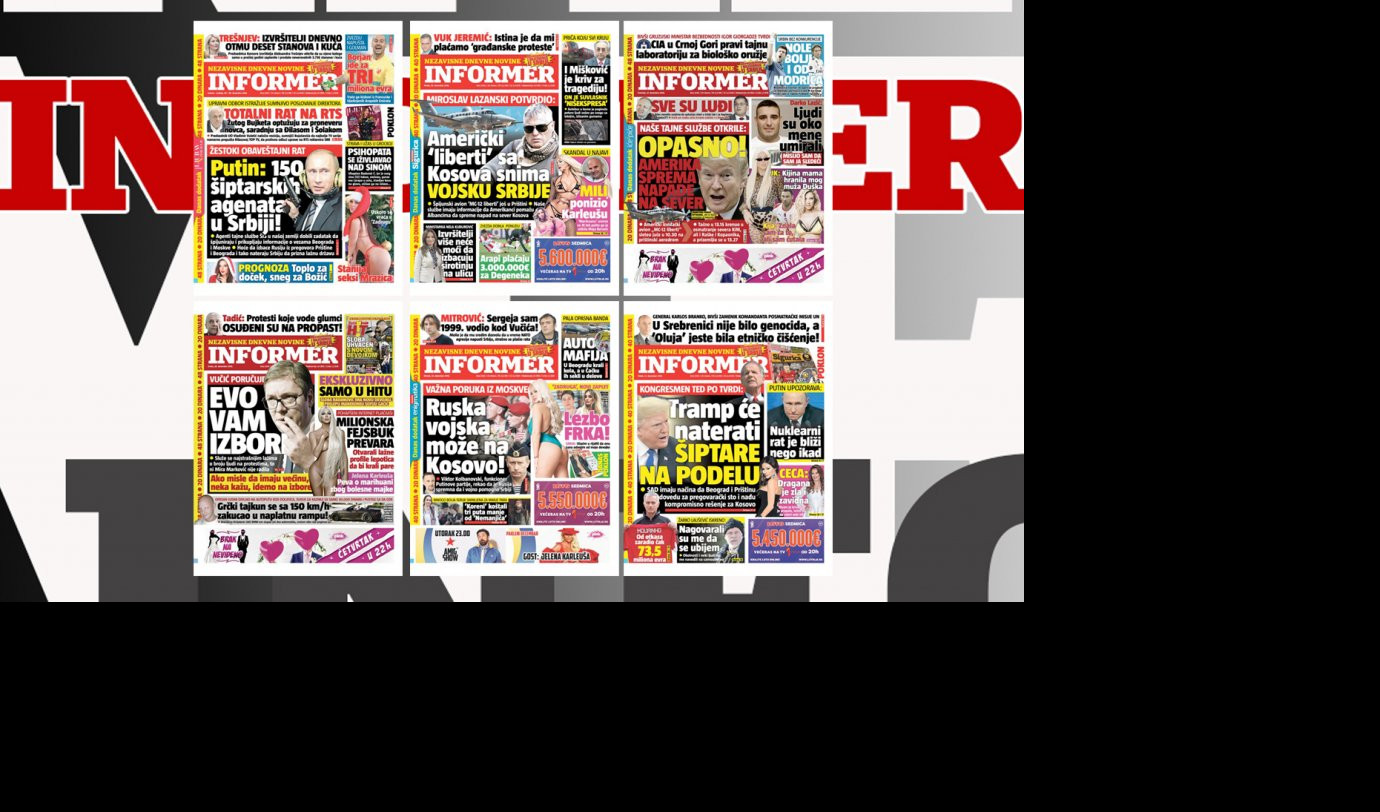 POSLE 6 GODINA I 2.037 BROJEVA: Informer od Nove godine 25 dinara