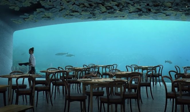 (VIDEO) ZA LJUBITELJE PODVODNOG SVETA: Pogledajte kako izgleda prvi restoran ispod vode!