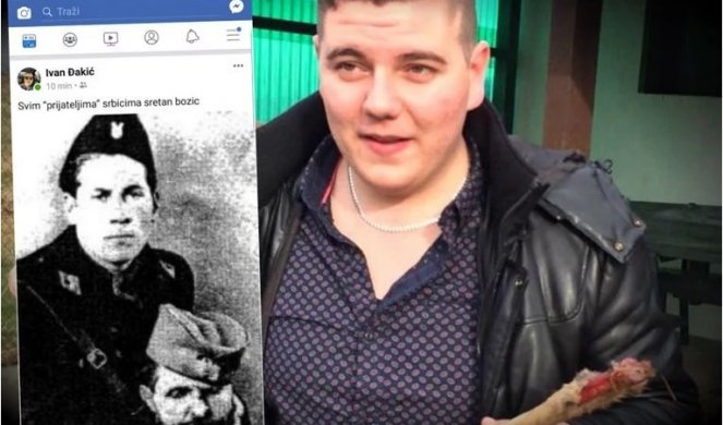 MLADI USTAŠA PRIVEDEN! Sin poslanika HDZ, koji je juče objavio sliku sa odrubljenom glavom srpskog vojnika, završio u policiji!