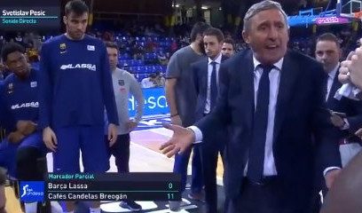 (VIDEO) NOVI ŠOU PEŠIĆA NA KLUPI BARSELONE! Srpski trener se razbesneo na igrače, potkrala se i koja srpska reč