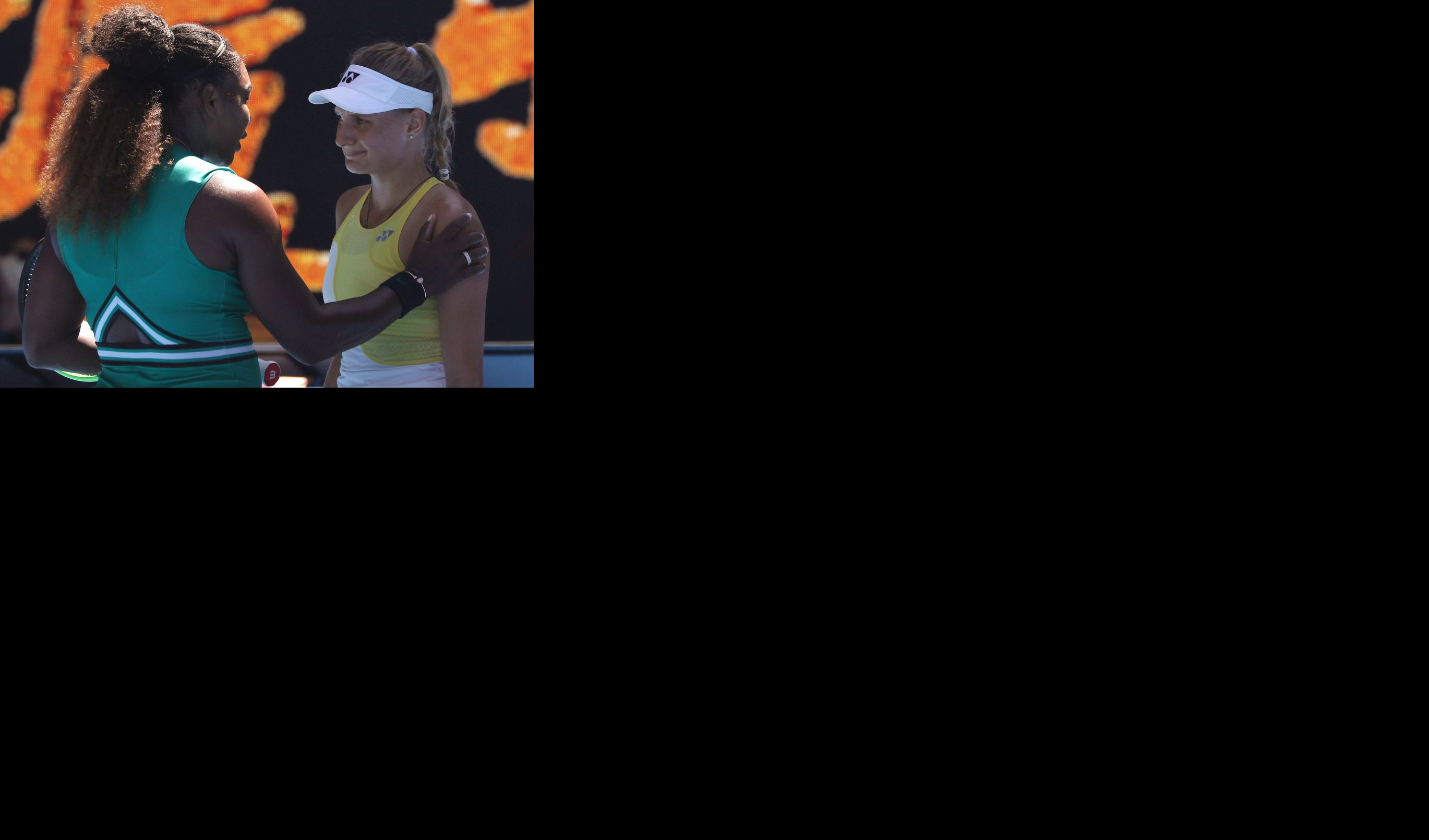 (VIDEO) RAZBILA JE PA JE UPLAKANU TEŠILA! Serena Vilijams umirivala ukrajinsku tinejdžerku