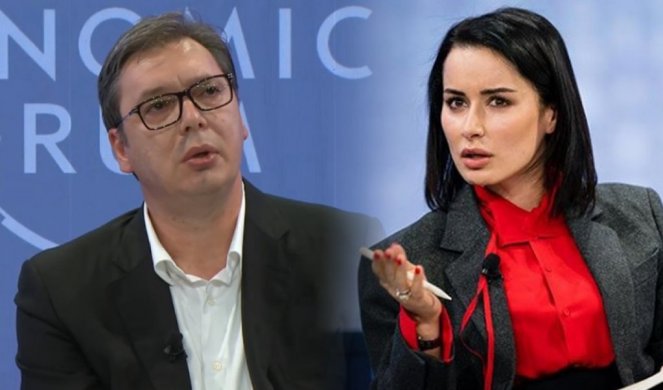 (VIDEO) "VUČIĆU SAM REKLA DA JE BAŠ STAJLIŠ..." Ruska novinarka i influenserka u Davosu ćaskala sa srpskim predsednikom, PA DETALJE PODELILA NA TVITERU