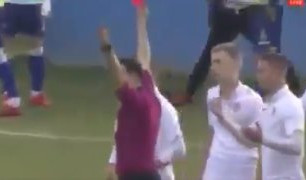 (VIDEO) PA TI OPET IMITIRAJ RONALDA! Hrvat proslavio gol u stilu Portugalca, a onda dobio crveni karton!