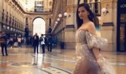 (VIDEO), MILA MAJKO, DOBRA LI JE MILICA! Pevačici sevnula guza dok je pozirala u providnoj haljini!