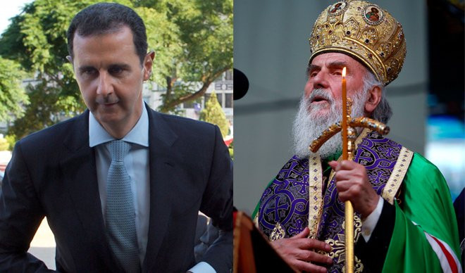 ASAD SE DIVI SRBIJI! SUPROTSTAVILI STE SE AGRESORIMA I ODBRANILI ZEMLJU, BAŠ KAO I SIRIJCI: Lider Sirije sa patrijarhom Irinejem!