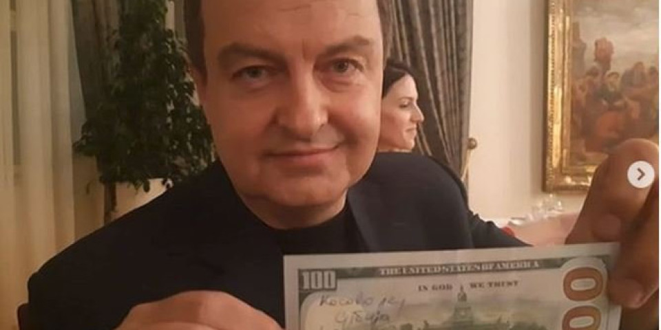 (FOTO) KOSOVO JE SRBIJA! Dačić se priključio novom izazovu ispisivanja na novčanicama