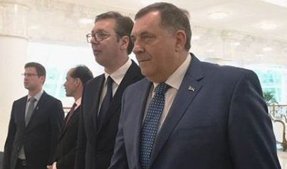 VUČIĆ I DODIK OBIŠLI gradilište BK Kompanije u Minsku!