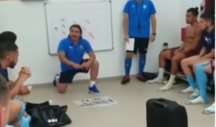 (VIDEO) GRMI! Ovako je trener Gzire PODIGAO SVLAČIONICU NA NOGE, pa su razbili Hajduk kao zvečku!