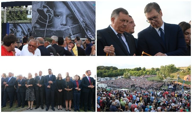 (FOTO/VIDEO) "OLUJA" - ZLOČIN KOJI NE SMEMO ZABORAVITI! Vučić: Niko ne sme da nipodaštava naše žrtve! Srbija je danas JAKA, PONOSNA i čuva svoj NAROD, PISMO I REPUBLIKU SRPSKU!