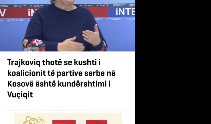 (FOTO) ŠIPTARSKI MEDIJI BRUJE O ĐILASOVOJ I BOŠKOVOJ RADI! Ona je njihov džoker - potrebna im je za celovito Kosovo!