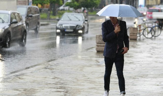 UPOZORENJE RHMZS! STIŽE NEVREME! U Beogradu već grmi i pada kiša!