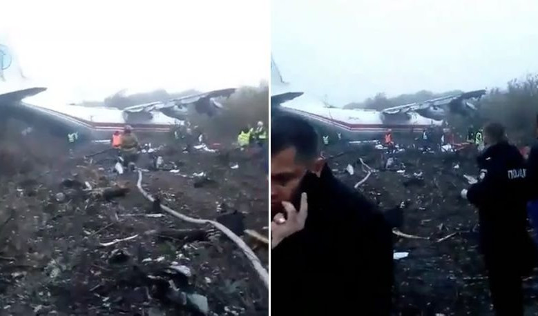 (VIDEO) AVIONU NESTALO GORIVA, ČETVORO POGINULO PRILIKOM PRINUDNOG SLETANJA! Strašna tragedija u Ukrajini, SPASIOCI JOŠ IZVLAČE ŽRTVE!