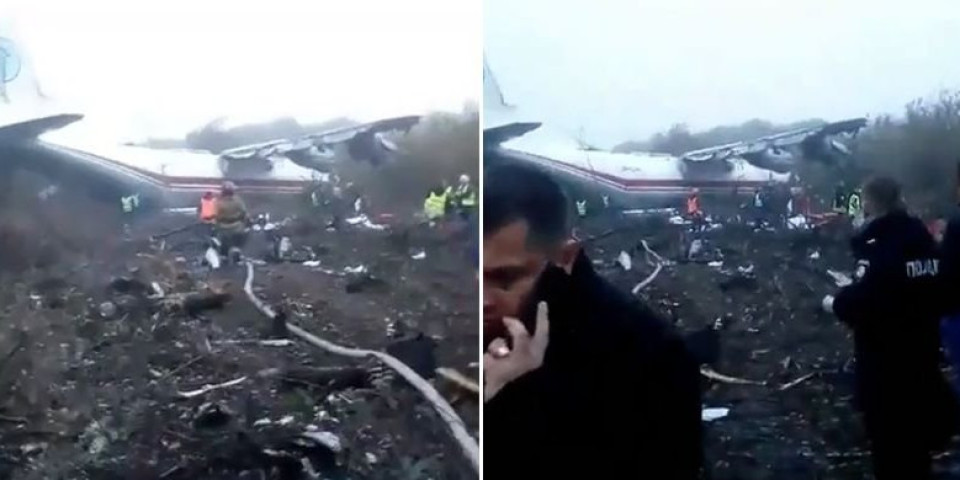 (VIDEO) AVIONU NESTALO GORIVA, ČETVORO POGINULO PRILIKOM PRINUDNOG SLETANJA! Strašna tragedija u Ukrajini, SPASIOCI JOŠ IZVLAČE ŽRTVE!