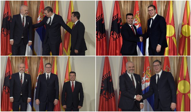 (VIDEO) CILJ JE DA GRANICE PRELAZIMO SAMO SA LIČNOM KARTOM! Završen trilateralni sastanak predsednika Srbije i premijera Severne Makedonije i Albanije!
