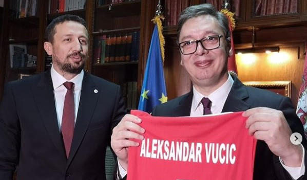 PREDSEDNIK VUČIĆ UGOSTIO TURKOGLUA: Dobrodošlica za velikog prijatelja Srbije! (FOTO)