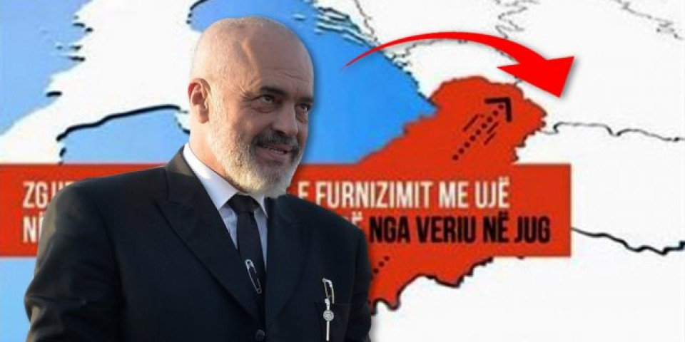KURTI, SMANJI PROHTEVE! Šiptari u šoku! Rama objavio mapu na kojoj je Kosovo Srbija!