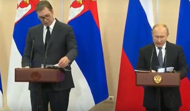 VUČIĆ TOKOM ZAJEDNIČKOG OBRAĆANJA SA PREDSEDNIKOM RUSIJE: Da je Putin bio na vlasti 1999. Srbija ne bi bila bombardovana! (VIDEO)