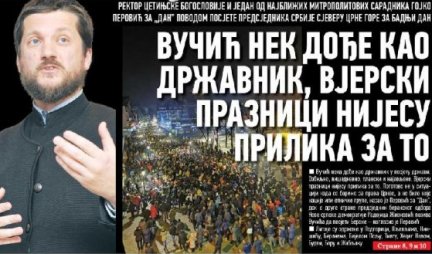 MILO I AMFILOHIJE ZAJEDNO BRANE VUČIĆU DA POSETI SRBE! Predsednik Srbije odlaže odluku o odlasku u Crnu Goru na Badnji dan!