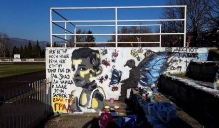 DEČAK-LEPTIR NAS UJEDINIO U DOBROTI! U Bajinoj Bašti osvanuo mural posvećen Despotu Laziću (FOTO)