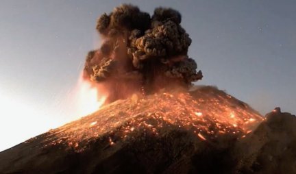 PROBUDIO SE OPASNI DŽIN! Stanovništvo u strahu posmatra vulkan, situacija je dramatična (VIDEO)