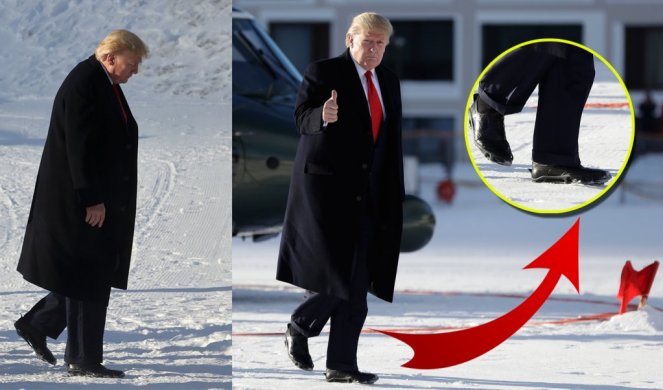 (FOTO) CEO SVET MU SE SMEJE! Pogledajte šta je Tramp obuo za forum u Davosu!