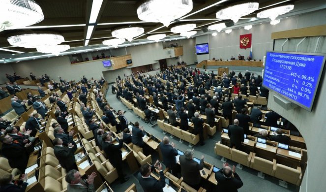 JEDNOGLASNA ODLUKA! Ruska Duma usvojila zakon o izmenama ustvava