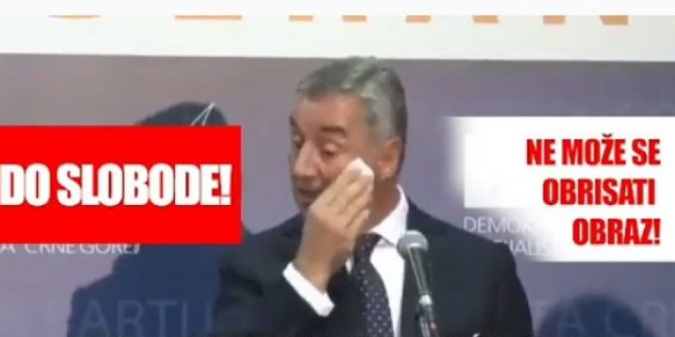 NE MOŽE SE OBRISATI OBRAZ! Pogledajte snimak Mila Đukanovića koji zamuckuje i nekontrolisano se znoji pred svojim biračima!
