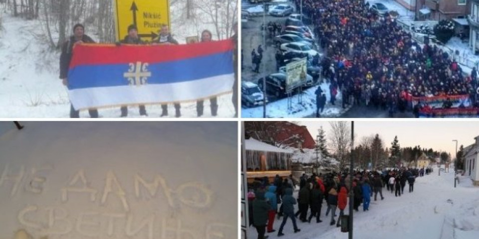 (FOTO/VIDEO) KAD SE BRANE SVETINJE, NIJE HLADNO NI NA -11 STEPENI! Digao se Žabljak, Nikšić, Mojkovac, Bijelo Polje i Berane! CRNA GORA NE ODUSTAJE!