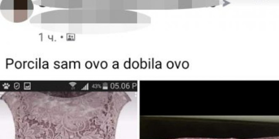 NOVOSAĐANKA PORUČILA HALJINU PREKO INTERNETA Objavila je sliku onoga što je dobila i NIKO NE MOŽE DA VERUJE ŠTA VIDI