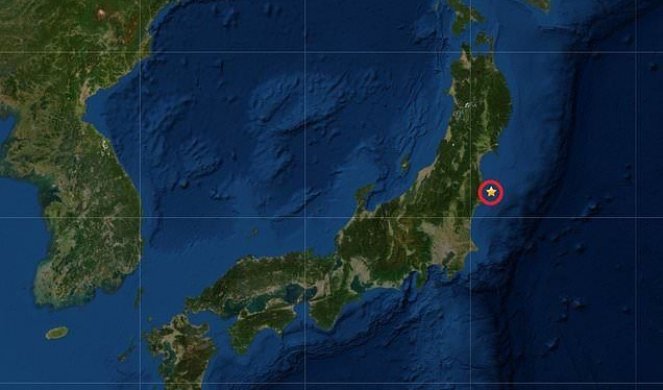 JAK ZEMLJOTRES KOD ZLOGLASNE NUKLEARKE FUKUŠIMA! Potres na istočnoj obali Japana!