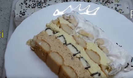 (VIDEO) TORTA SAN SNOVA! Najkremastija poslastica koja se NE PEČE
