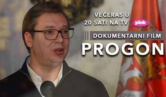 Na TV PINK EMITOVAN film "Progon" - dokumentarac o filmu "Vladalac"!