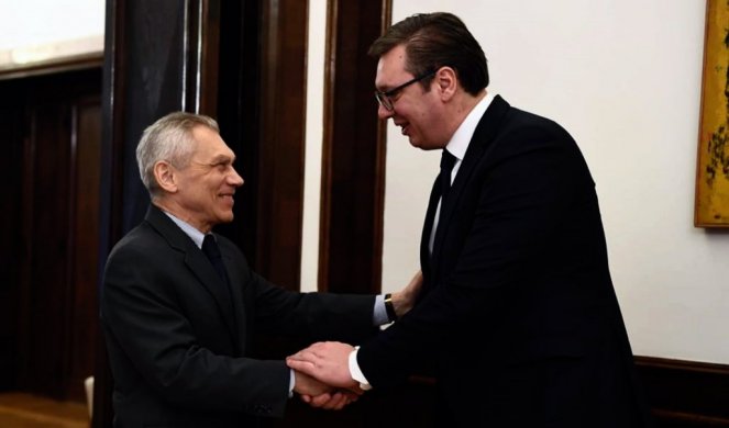 VUČIĆ SE SASTAO SA BOCAN-HARČENKOM, predao mu čestitku za Putina povodom Dana branilaca Otadžbine (FOTO)