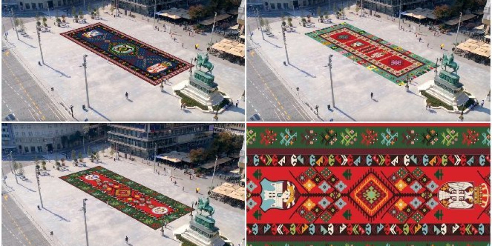 U RANGU SVETSKIH METROPOLA! Cvetni tepih u Beogradu - NOVA SPEKTAKULARNA TURISTIČKA ATRAKCIJA (FOTO)