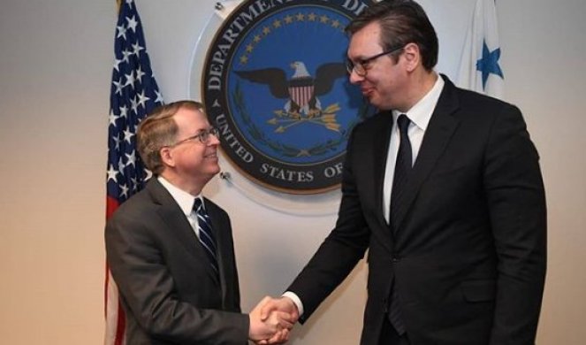 NEĆE BITI SANKCIJA ZBOG PANCIRA! Vučić otkrio detalje razgovora sa državnim sekretarom za odbranu SAD!