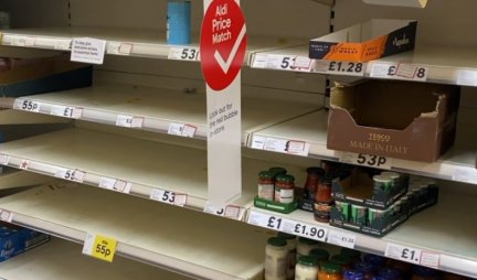 (VIDEO) PANIKA U VELIKOJ BRITANIJI ZBOG EPIDEMIJE! Nestašica životnih namirnica u prodavnicama!