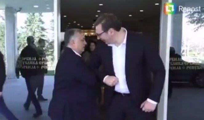 (HIT VIDEO) NEMA LJUBI BRAT, SAMO POZDRAV LAKTOVIMA! Vučić ispratio Orbana: DO SKOROG VIĐENJA, DRAGI PRIJATELJU!