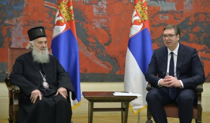 (VIDEO) ZAVRŠEN SASTANAK! Patrijarh Irinej se obratio naciji nakon sastanka sa predsednikom Vučićem: Budimo disciplinovani i pobedićemo!