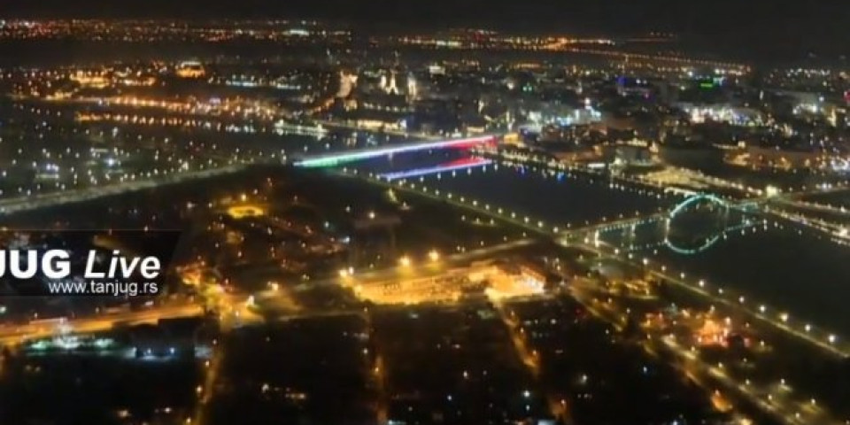 (VIDEO) PRIZOR JE POTPUNO NESTVARAN! Evo kako izgleda Beograd IZ VAZDUHA za vreme policijskog časa!