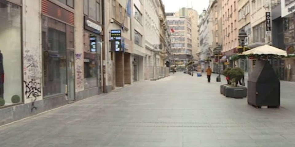PUSTOŠ I ČEMER OSEĆAJU SE U VAZDUHU! Beograd nikada prazniji, svi se zatvorili u kuće! (Video)
