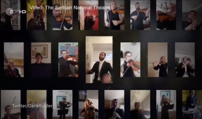 NEMCI NA NACIONALNOJ TELEVIZIJI POHVALILI SRBE! Oduševila ih podrška Italiji orkestra Narodnog pozorišta! (Video)