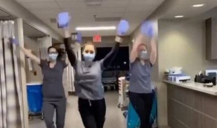 MORAJU I MEDICINSKI RADNICI DA SE OPUSTE! Lekari i sestre plesom protiv koronavirusa (Video)