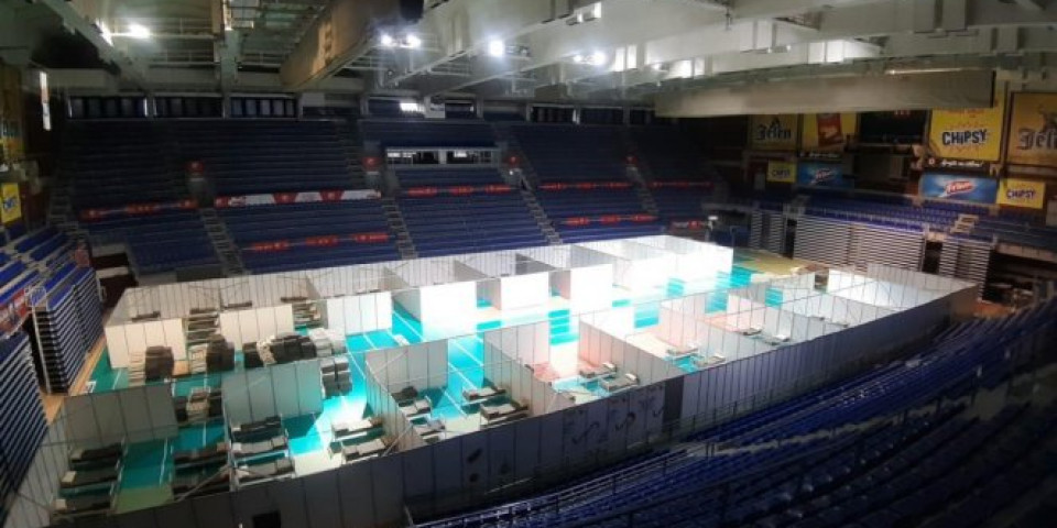 VESIĆ: Arena od podne spremna da bude alternativna bolnica! (FOTO)