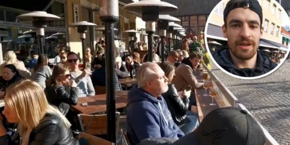 SRBIN IZ MALMEA ZA TV IN: U Švedskoj se ne boje koronavirusa, kafići i parkovi su puni ljudi! (VIDEO)