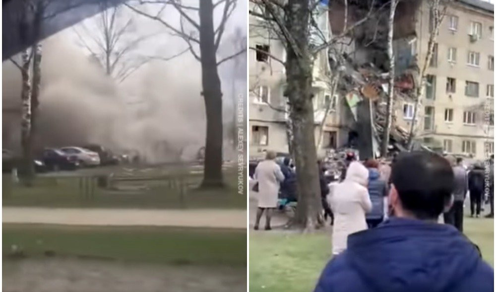 EKSPLOZIJA GASA U ZGRADI U RUSIJI: Evakuisano 200 osoba, ima povređenih! (VIDEO)