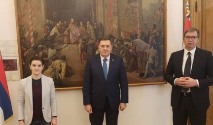 MILORAD DODIK U BEOGRADU, sastao se sa predsednikom Vučićem i premijerkom Brnabić