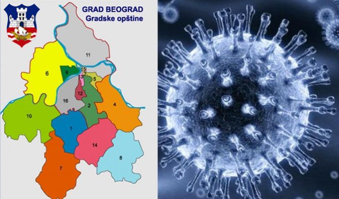 NAJVIŠE ZARAŽENIH NA VOŽDOVCU I ZVEZDARI, NAJMANJE U SOPOTU! KORONA U BEOGRADU! Ovako se kreće broj pozitivnih na Covid-19 po prestoničkim opštinama! (GRAFIKON)