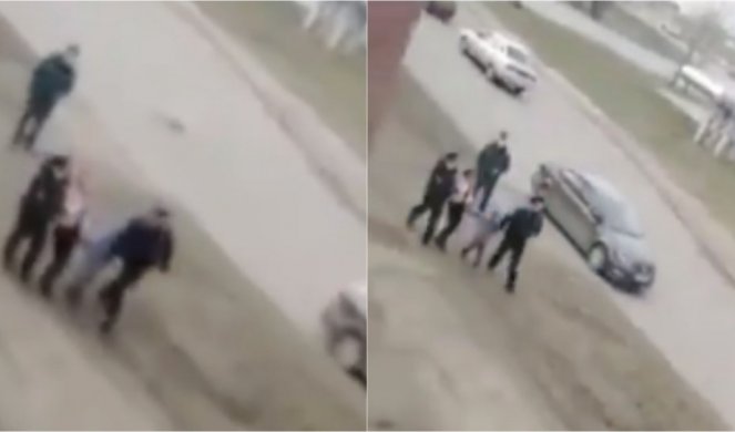 (VIDEO) RUSKA POLICIJA PRIVODI SESTRU (13) I BRATA (7) ZBOG KRŠENJA POLICIJSKOG ČASA! Šokantna scena na ulici, rigorozne kazne za sve koji ne poštuju mere zbog korone!